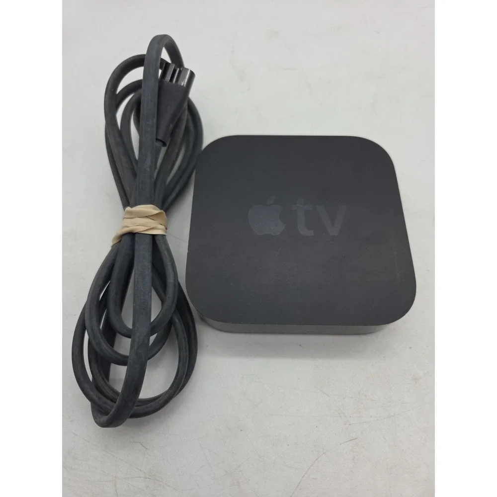 APPLE TV 3rd Gen Model A1469 W/Power Cable, No Remote - TESTED, WORKS!